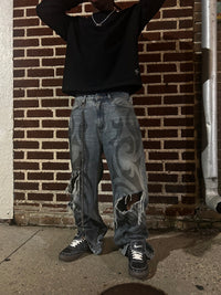 Shadow Script Denim
