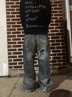 Shadow Script Denim